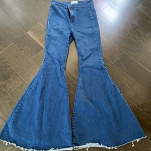 Free People Just Float On Flare Jeans